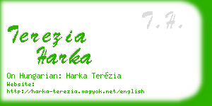 terezia harka business card